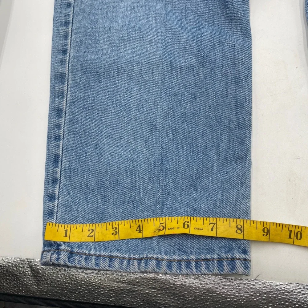 Levis 550 Relaxed Fit Jeans Mens 38x30 Light Wash Blue Denim Tapered Leg Classic